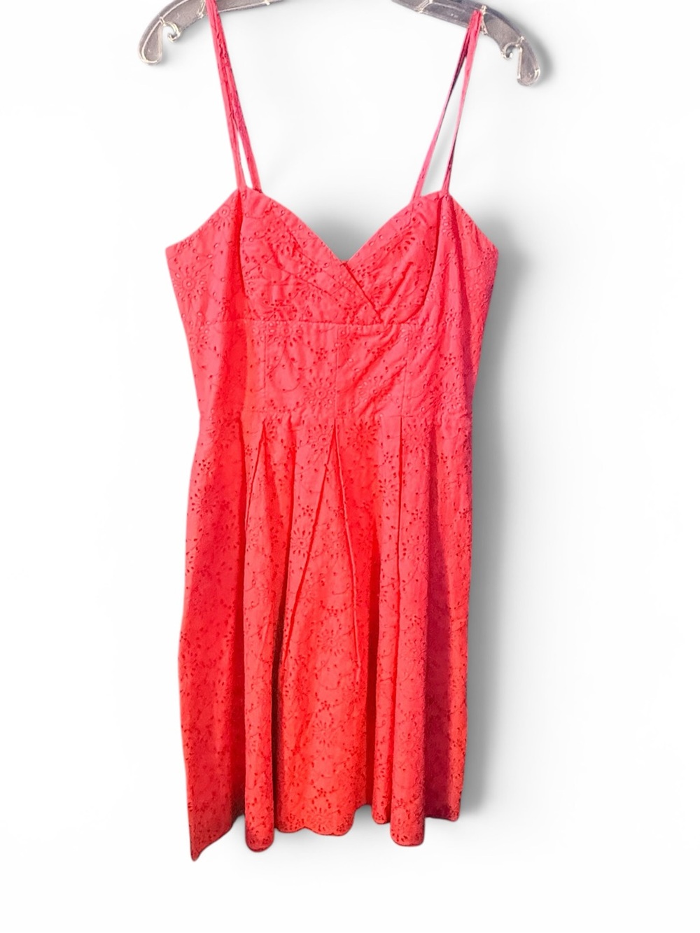 Lilly Pulitzer Size 6 Eyelet Spaghetti Strap Sundress